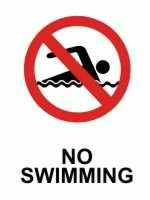 No Swimming